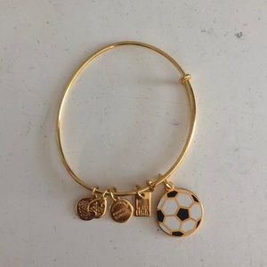 Alex and Ani Soccer bracelet NEVER WORN